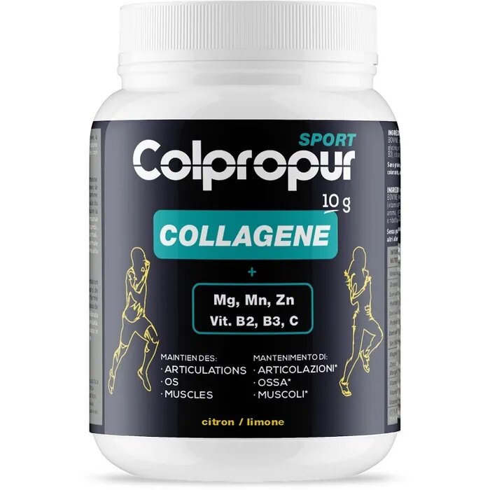 Colpropur Sport Collagene Gusto Limone 340g-2