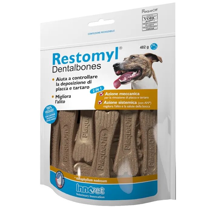 Restomyl Dentalbones Pulizia Dei Denti Per Cani 482g-3