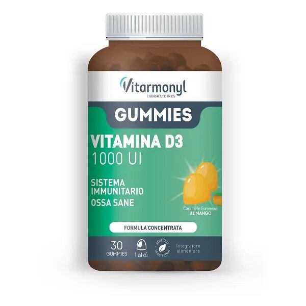 Vitarmonyl Gummies Vitamina D3 1000UI 30 Caramelle Gommose-2