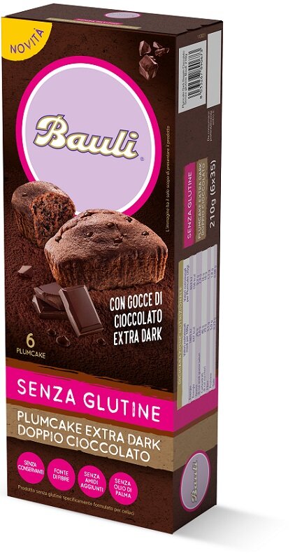 Bauli Plumcake Extra Dark senza glutine 6 pezzi-2