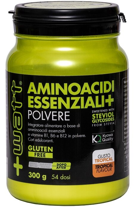 +Watt Aminoacidi Essenziali+ Polvere Gusto Tropical 300g-1