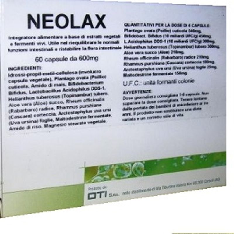 Oti Neolax 60 capsule da 600 mg-1