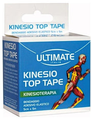 Ultimate Kinesio Top Tape Bendaggio Adesivo Elastico Fucsia 5cmx5m-1