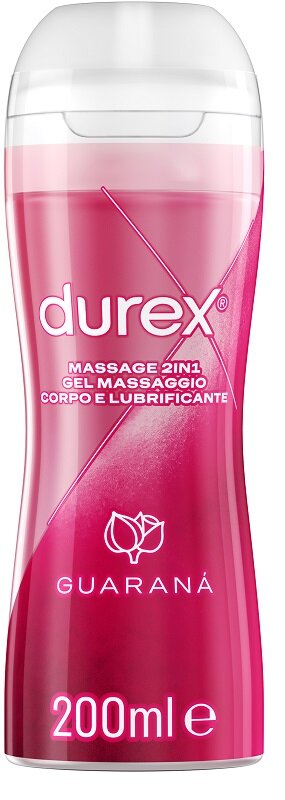 Durex Massage 2In1 Gel Massaggio Corpo E Lubrificante Guaranà 200ml-1