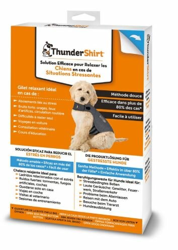Ceva Thundershirt Dog Cappotto Per Cani Grigio Taglia M-1