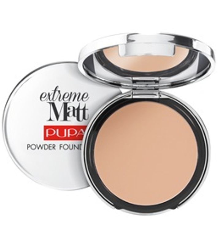 Pupa Extreme Matt Fondotinta compatto polvere n. 030 Nude per pelli medie-1