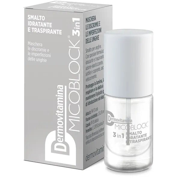 Dermovitamina Micoblock 3in1 smalto trasparente 5ml-2