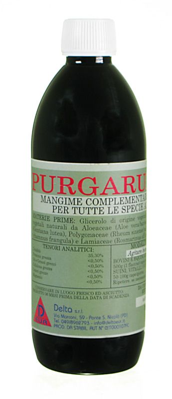 Purgarumex mangime complementare liquido Purgante per tutte le specie animali 500 g-1
