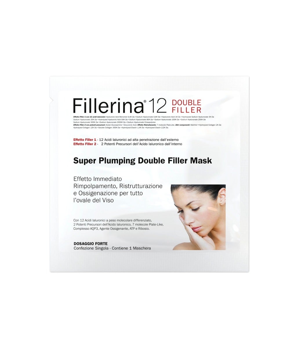Fillerina 12 Super Plumping Double Filler Maschera Monouso Dosaggio Forte-1