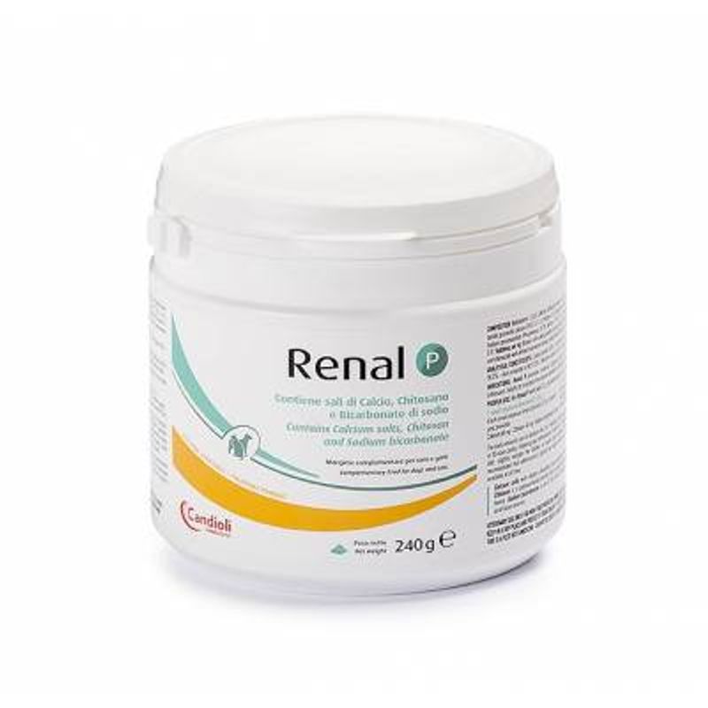 Candioli Renal P mangime complementare per cani e gatti 240g-1