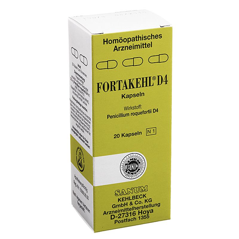 Fortakehl D4 medicinale omeopatico 20 capsule-1