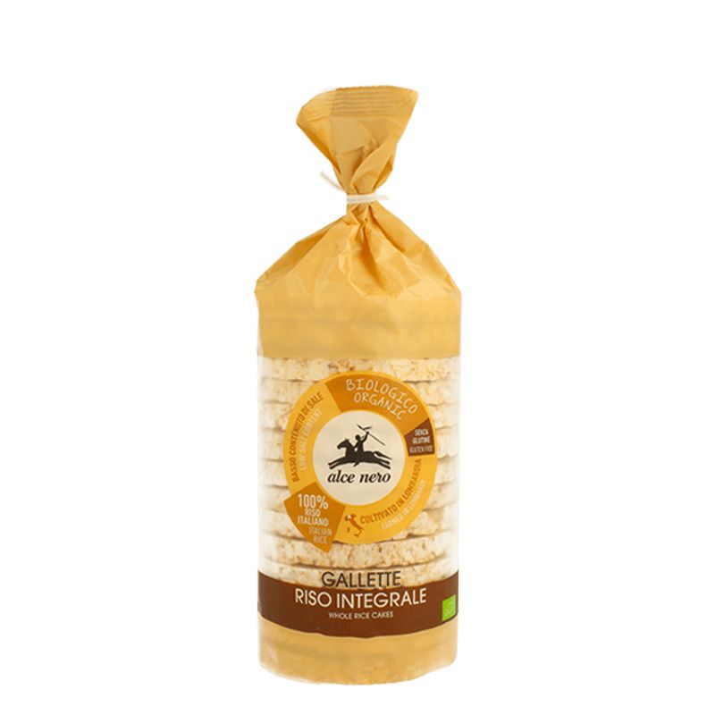 Alce Nero Gallette di riso integrali biologiche 100g-1