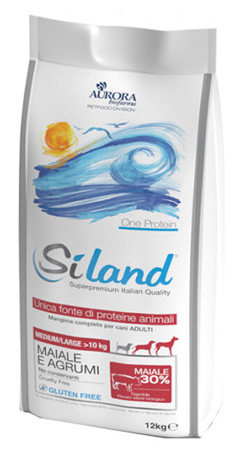 Siland Adult Gusto Maiale E Agrumi Cibo Secco Cani Adulti Taglia Medio/Grande Sacco 12kg-2
