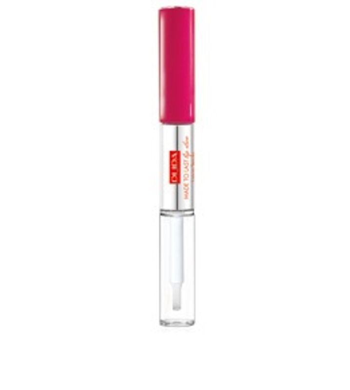 Pupa Made to Lip Duo Rossetto liquido Colore&Topcoat waterproof n. 004 Geranium Fuchsia-1