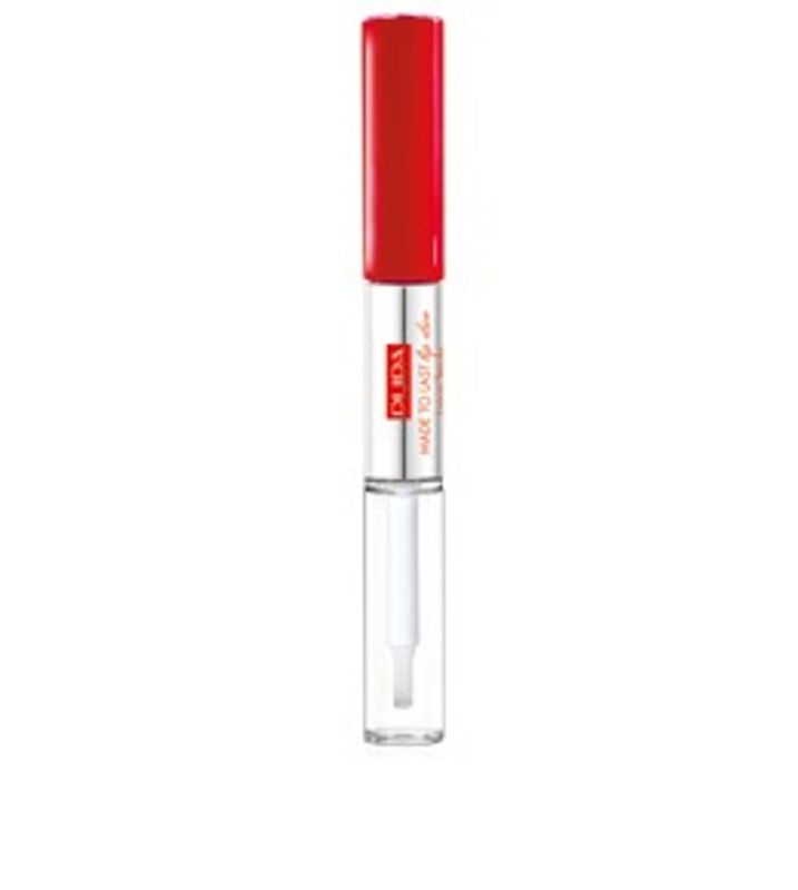 Pupa Made to Lip Duo Rossetto liquido Colore&Topcoat waterproof n. 006 Fire Red-1