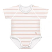 J Bimbi Body 0-36M In Bambu' 4 Stagioni Righe Pesca-2