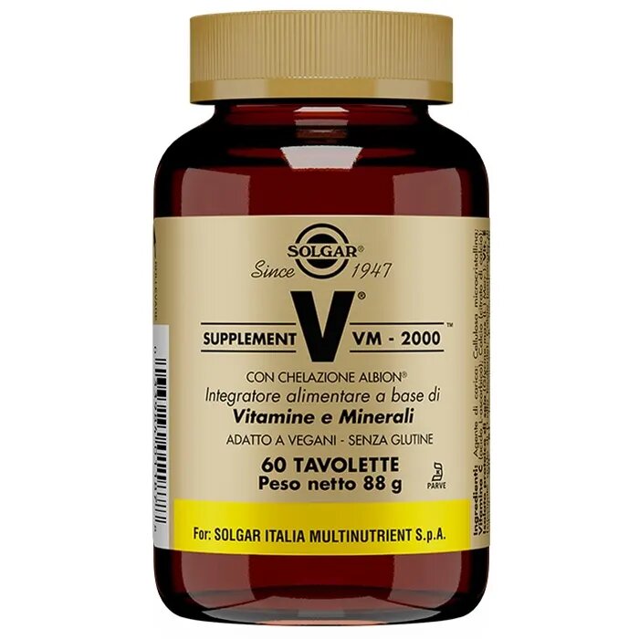Solgar Supplement Vm 2000 60 Tavolette-2