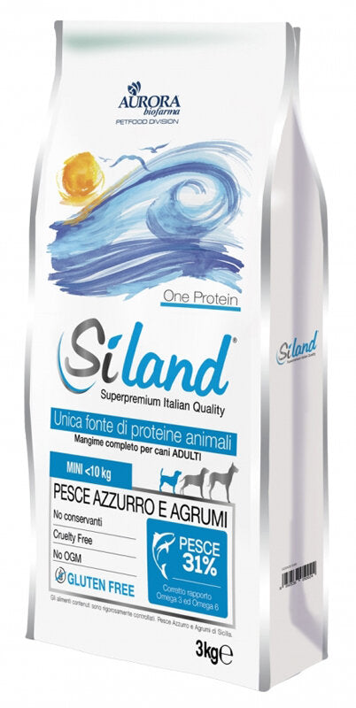 Siland Diet Mini Cane Adulto con pesce azzurro e agrumi 3kg-1