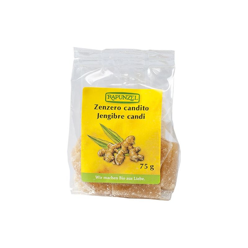 Rapunzel Zenzero Candito biologico 75g-1