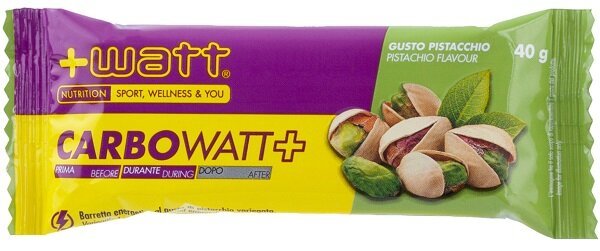 +Watt Carbowatt+ Barretta Energetica Gusto Pistacchio 40g-1