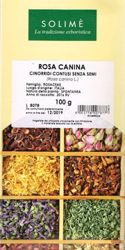 Solimè Rosa Canina Cinorridi Contusi senza semi Taglio Tisana 100g-1