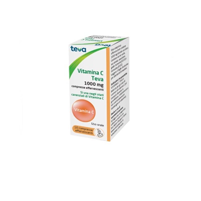 Teva Vitamina C 1000 mg compresse effervescenti-0