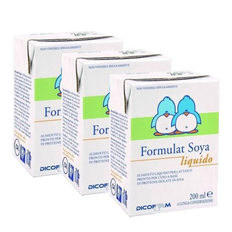Formulat Soya Liquido 3 Brik dalla nascita 200ml-1