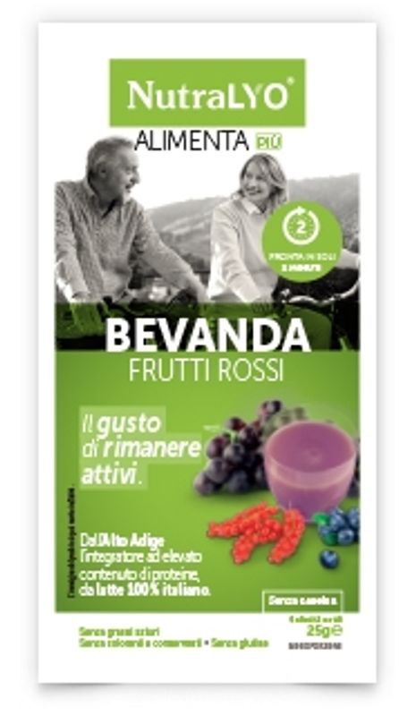 NutraLYO Alimenta più Bevanda Frutti rossi 30 g-1