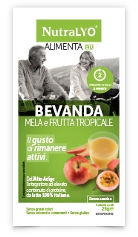 NutraLYO Alimenta più gusto Mela e Frutta Tropicale 25 g-1