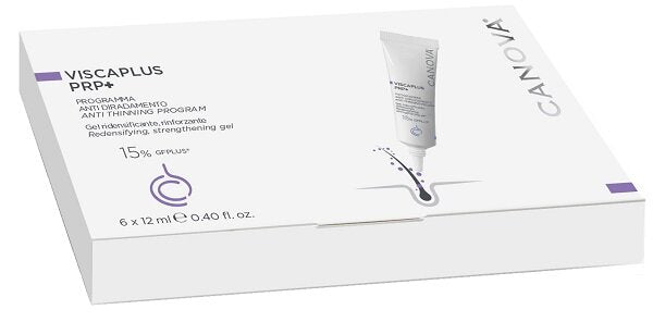 Canova Viscaplus PRP+ Programma Anti Diradamento Capelli 6 Tubi Da 12ml-1