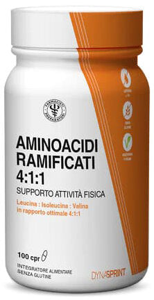 Amicafarmacia Aminoacidi Ramificati 4:1:1 per il supporto all'attività fisica 100 compresse-2
