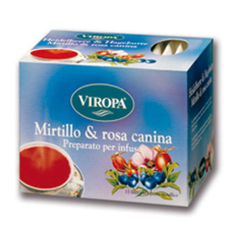 Viropa Mirtillo & Rosa canina infuso ai frutti 15 filtri-1