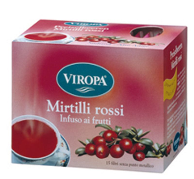Viropa Mirtilli rossi Infuso ai frutti 15 filtri-1