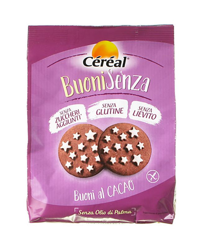 Cereal Buoni Senza Biscotti Buoni al cacao 200 g-1