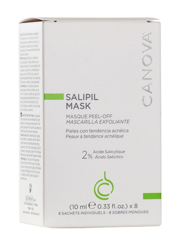 Canova Salipil Mask per pelli miste a tendenza acneica 8 bustine monouso-1