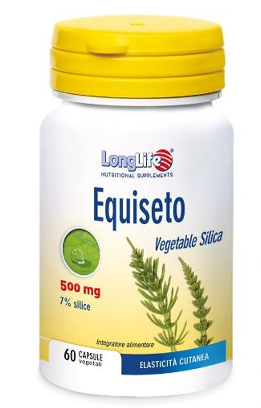 Longlife Equiseto 500mg elasticità cutanea 60 capsule-1