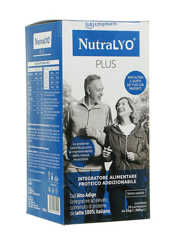 Nutralyo Plus Integratore alimentare proteico addizionale 10 confezioni da 15 g-1