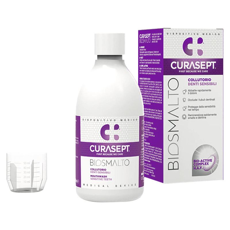 Curasept BioSmalto Collutorio Denti Sensibili 300ml-1