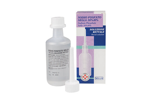 Sodio Fosfato Sella 16%/6% soluzione rettale 120ml-2