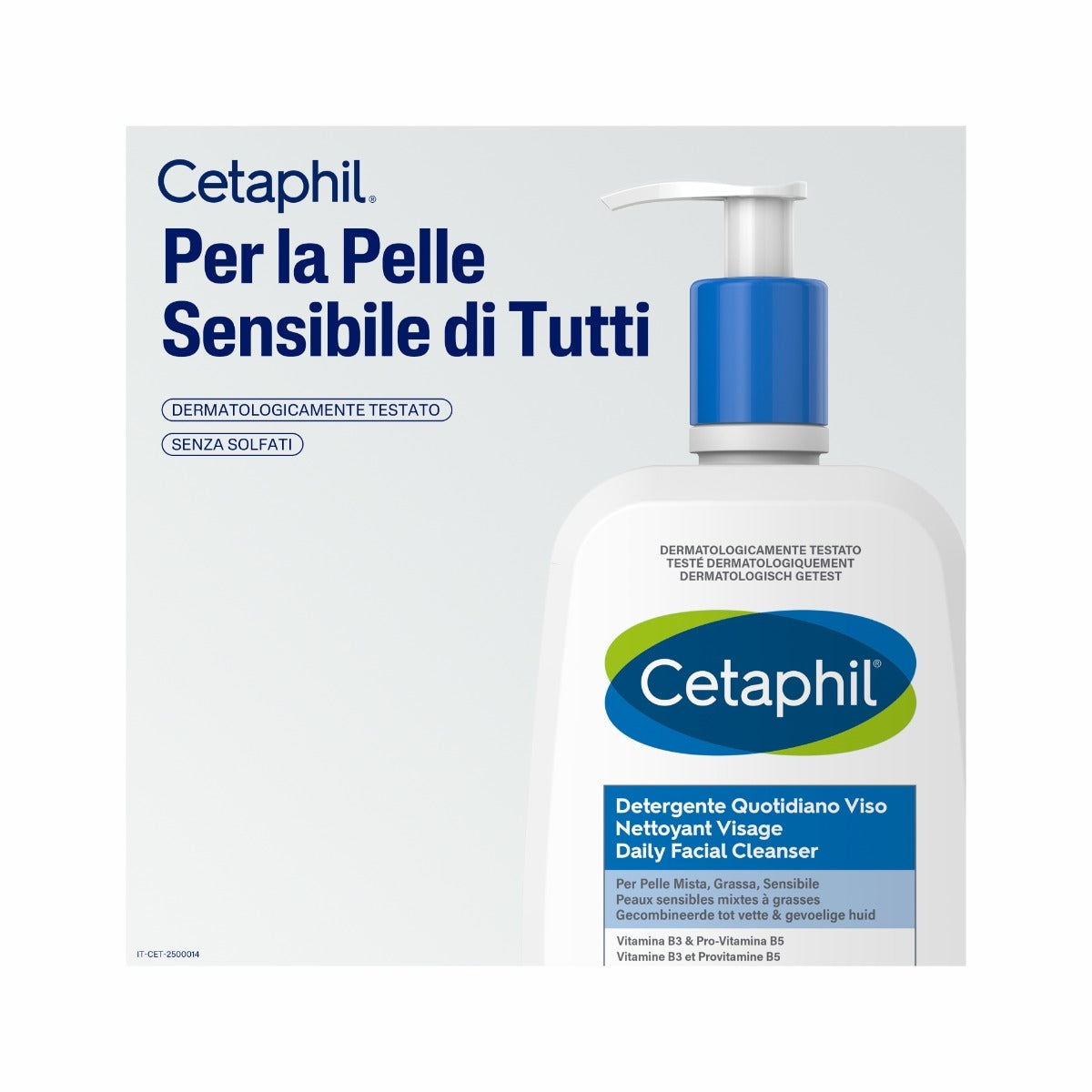 Cetaphil Detergente Quotidiano Viso Pelle Mista Grassa 473ml-6