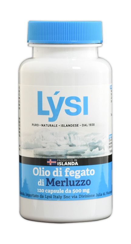 Lysi Olio di Fegato di Merluzzo 120 capsule da 500 mg-1