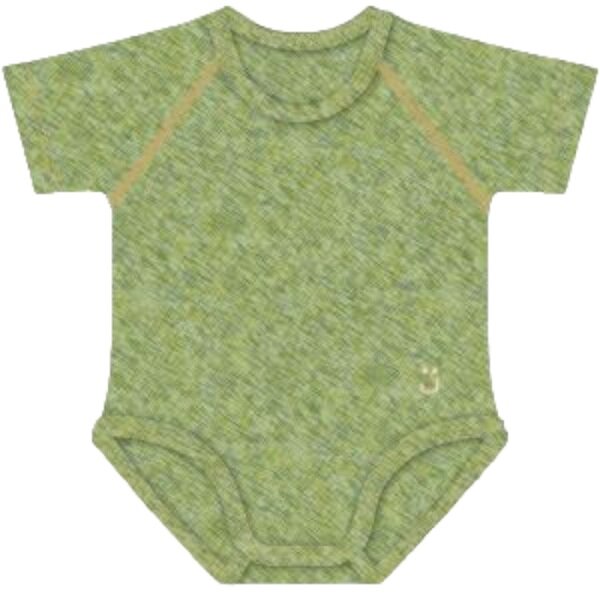 J Bimbi Body 0-36M Caldo Cotone Melange Verde-2