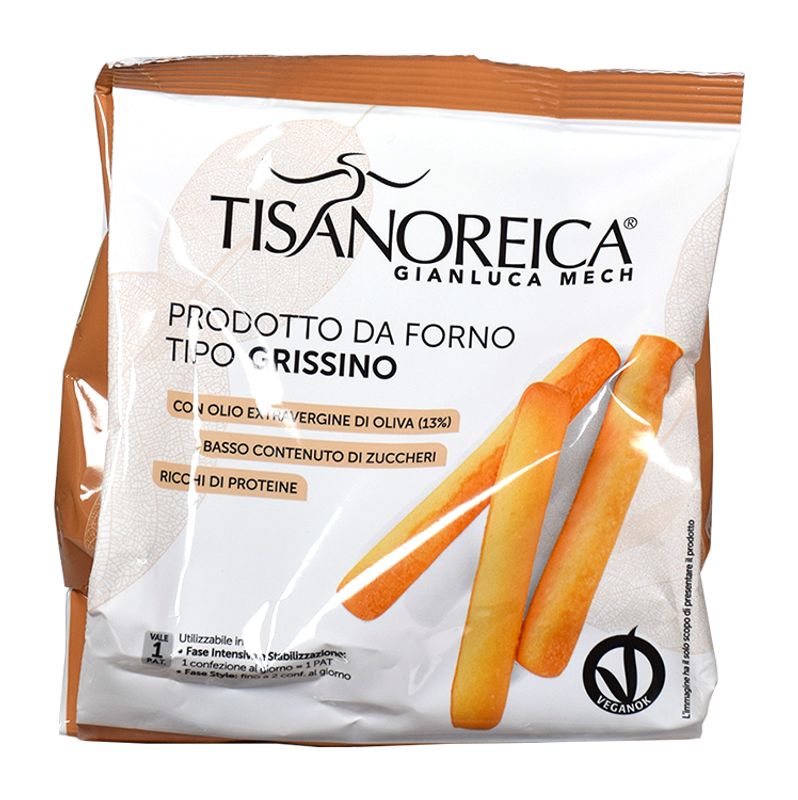 Tisanoreica 2 Grissinelli Vegan con olio extravergine di oliva 22 g-1
