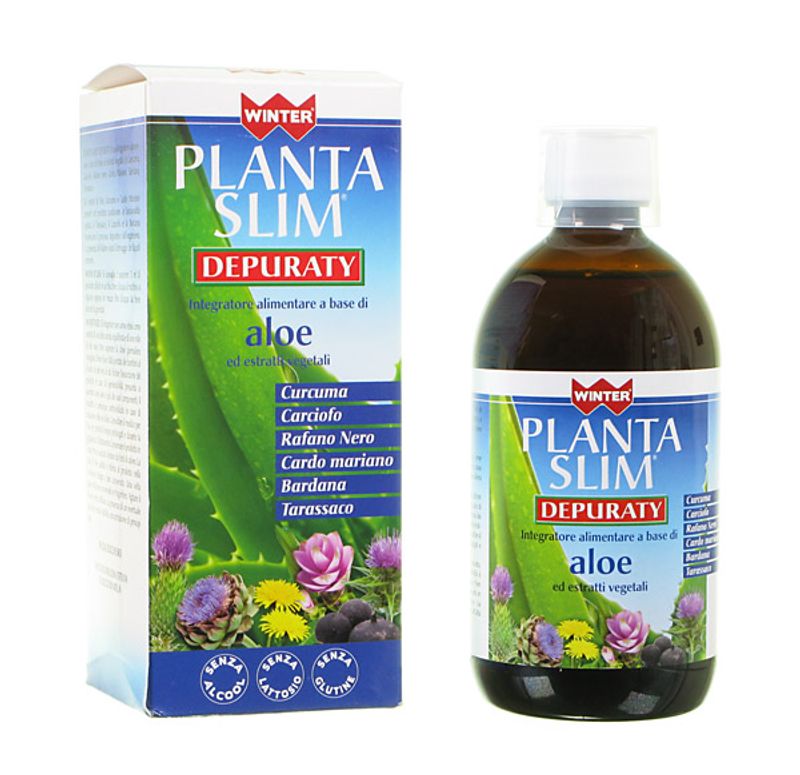 Winter Planta Slim Depuraty integratore Aloe 500 ml-1