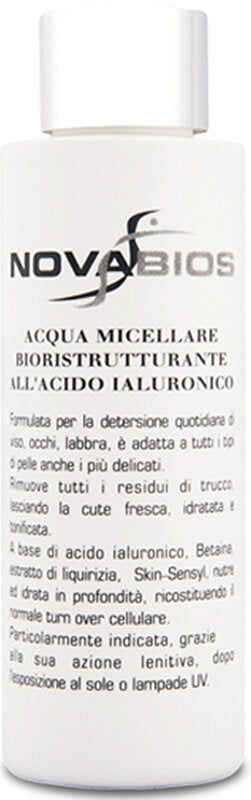 Novabios Acqua Micellare Bioristrutturante all'Acido Ialuronico 125ml-2