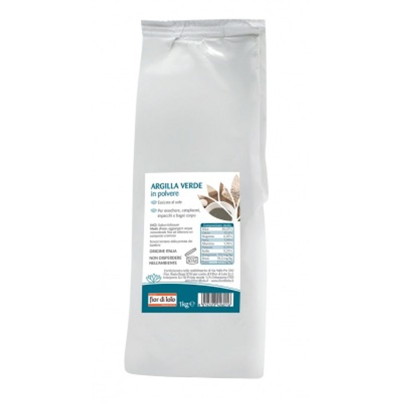Fior di Loto Argilla Verde in Polvere 1kg-1