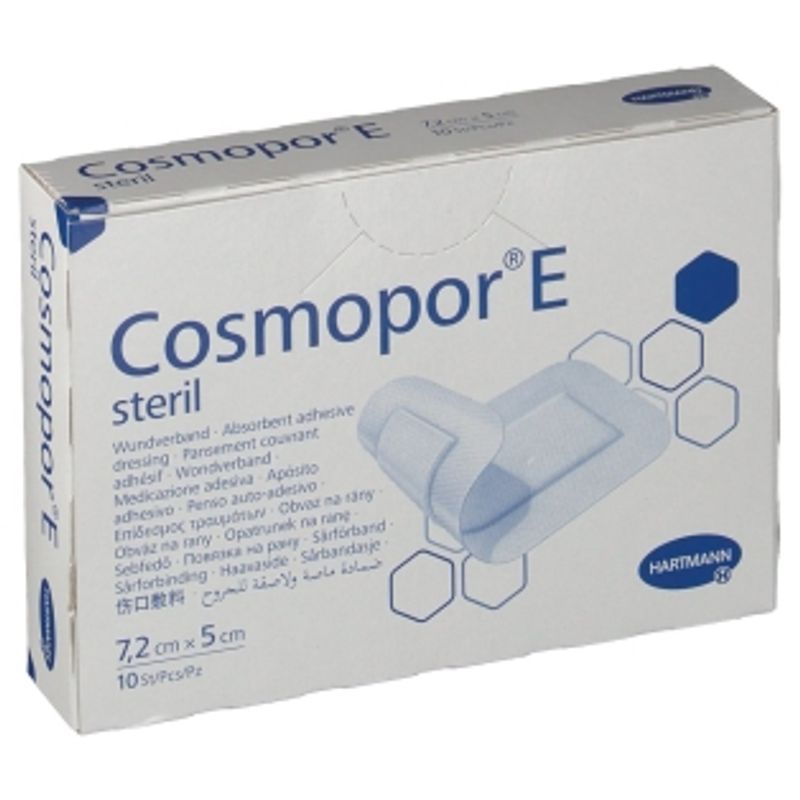 Cosmopor E Steril Cerotto Adesivo In TNT 7,5cmx5cm 10 Pezzi-1