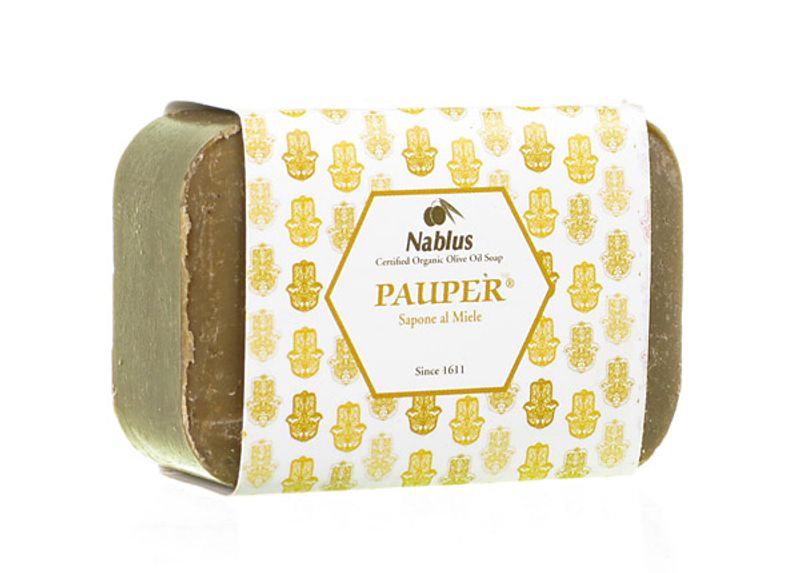 Nablus Sapone Pauper vegetale biologico al Miele 100 g-1