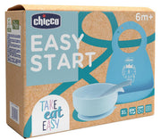 Chicco Easy Start Set Pappa Per Svezzamento Azzurro 6+ Mesi-1