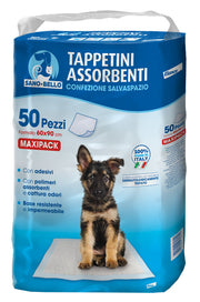 Elanco Sano & Bello Tappetini Assorbenti Per Cani 50 Pezzi 60x90cm-1